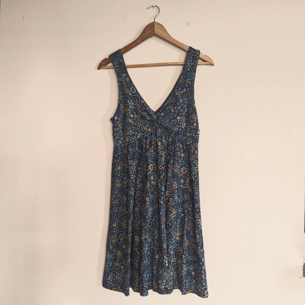 Patagonia Women's Small Floral Blue Dress